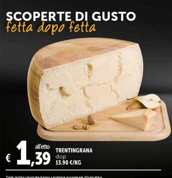 Deco Supermercati TRENTINGRANA dop offerta