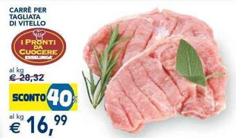 Esselunga CARRÈ PER TAGLIATA DI VITELLO offerta