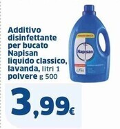 Sigma Napisan additivo disinfettante per bucato offerta