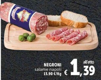 Deco Supermercati NEGRONI salame napoli offerta