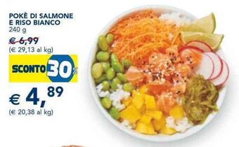 Esselunga POKÈ DI SALMONE E RISO BIANCO 240 g offerta