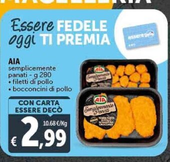 Deco Supermercati AIA semplicemente panati - g 280 offerta