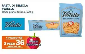 Esselunga PASTA DI SEMOLA VOIELLO 100% grano italiano, 500 g offerta