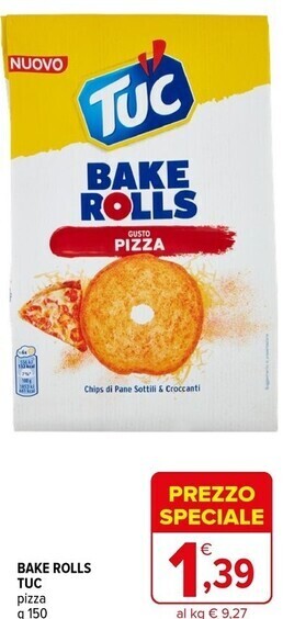 Iperal Tuc bake rolls offerta