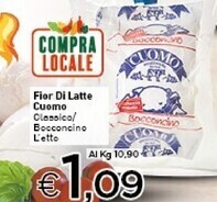 Crai Cuomo fior di latte classico offerta