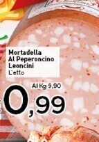Crai Leoncini mortadella al peperoncino offerta
