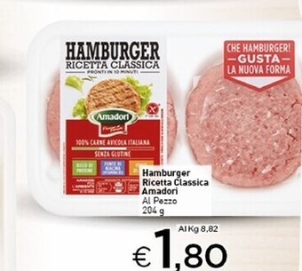 Amadori hamburger ricetta classica
