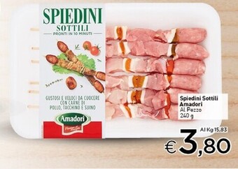 Crai Amadori spiedini sottili offerta