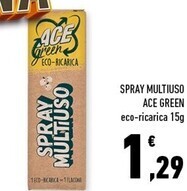 Conad Margherita Ace green spray multiuso offerta
