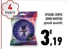 Conad Margherita Martini spugna corpo bimbi offerta