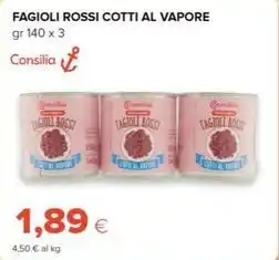 Conad Margherita Bonduelle fagiolini offerta