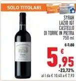 Conad Margherita Barbera olio extra vergine di oliva igp offerta