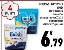 Conad Margherita Finish detersivo lavastoviglie offerta
