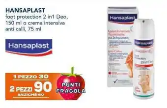 HANSAPLAST foot protection 2 in1 Deo, 150 ml o crema intensiva anti calli, 75 ml