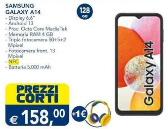 Esselunga SAMSUNG GALAXY A14 offerta