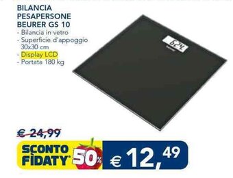 BILANCIA PESAPERSONE BEURER GS 10