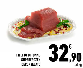 Conad FILETTO DI TONNO SUPERFROZEN DECONGELATO offerta