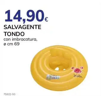 Basko SALVAGENTE TONDO con imbracatura, Ø cm 69 offerta