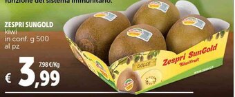 Deco Supermercati ZESPRI SUNGOLD kiwi in conf. g 500 offerta