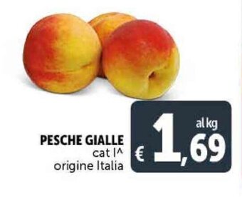 Deco Supermercati PESCHE GIALLE offerta