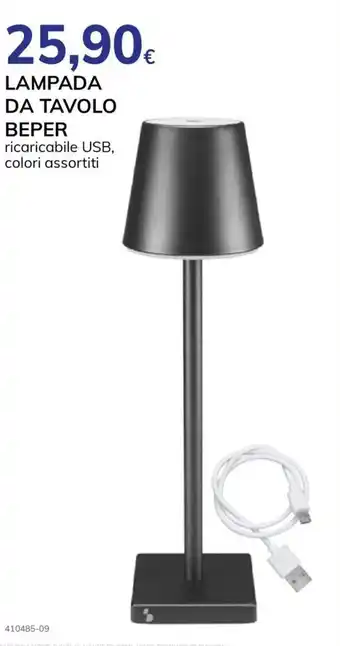 Basko LAMPADA DA TAVOLO BEPER offerta