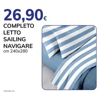 Basko COMPLETO LETTO SAILING NAVIGARE cm 240x280 offerta