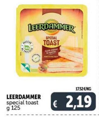 Deco Supermercati LEERDAMMER special toast g 125 offerta