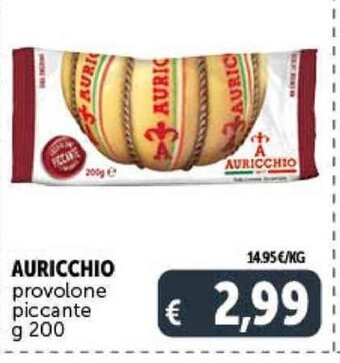 Deco Supermercati AURICCHIO provolone piccante g 200 offerta
