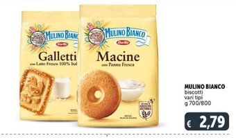 Deco Supermercati MULINO BIANCO biscotti vari tipi g 700/800 offerta