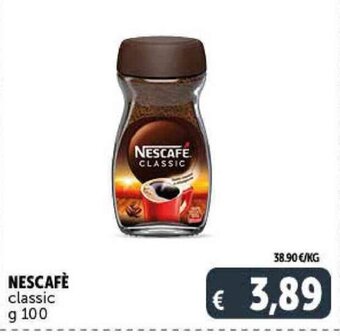 Deco Supermercati NESCAFÈ classic g 100 offerta
