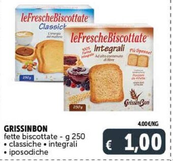 GRISSINBON fette biscottate - g 250
