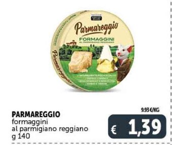 Deco Supermercati PARMAREGGIO formaggini al parmigiano reggiano g 140 offerta