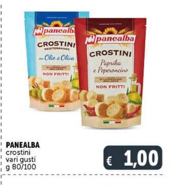 Deco Supermercati PANEALBA crostini vari gusti g 80/100 offerta