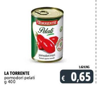 LA TORRENTE pomodori pelati g 400