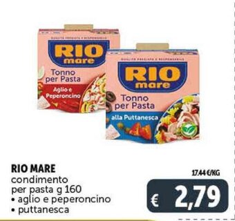 Deco Supermercati RIO MARE condimento per pasta g 160 offerta