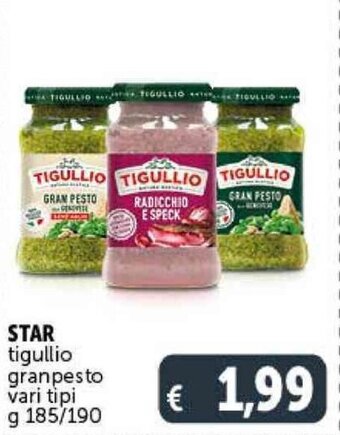Deco Supermercati STAR tigullio granpesto vari tipi g 185/190 offerta