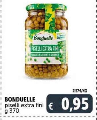 Deco Supermercati BONDUELLE piselli extra fini g 370 offerta