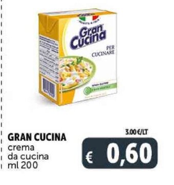 Deco Supermercati GRAN CUCINA crema da cucina ml 200 offerta