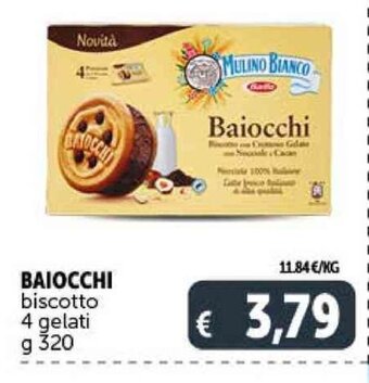 Deco Supermercati BAIOCCHI biscotto 4 gelati g 320 offerta