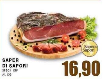 La Mimosa Supermercati SAPER DI SAPORI SPECK IGP offerta