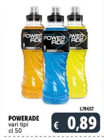 Deco Supermercati POWERADE vari tipi cl 50 offerta