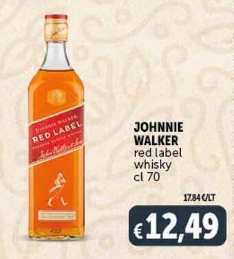 Deco Supermercati JOHNNIE WALKER red label whisky cl 70 offerta