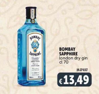 Deco Supermercati BOMBAY SAPPHIRE london dry gin cl 70 offerta