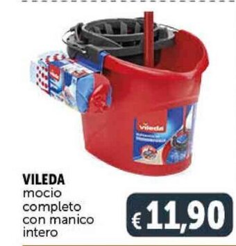 Deco Supermercati VILEDA mocio completo con manico intero offerta