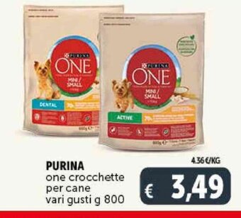 Deco Supermercati PURINA one crocchette per cane vari gusti g 800 offerta