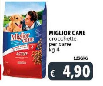 Deco Supermercati MIGLIOR CANE crocchette per cane kg 4 offerta