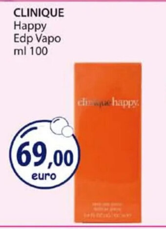 Acqua & Sapone CLINIQUE Happy Edp Vapo ml 100 offerta