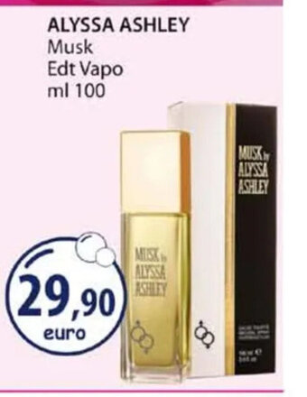 Acqua & Sapone ALYSSA ASHLEY Musk Edt Vapo ml 100 offerta
