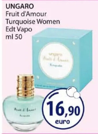 Acqua & Sapone UNGARO Fruit d'Amour Turquoise Women Edt Vapo ml 50 offerta
