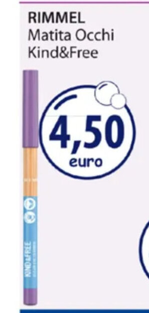 Acqua & Sapone RIMMEL Matita Occhi Kind&Free offerta